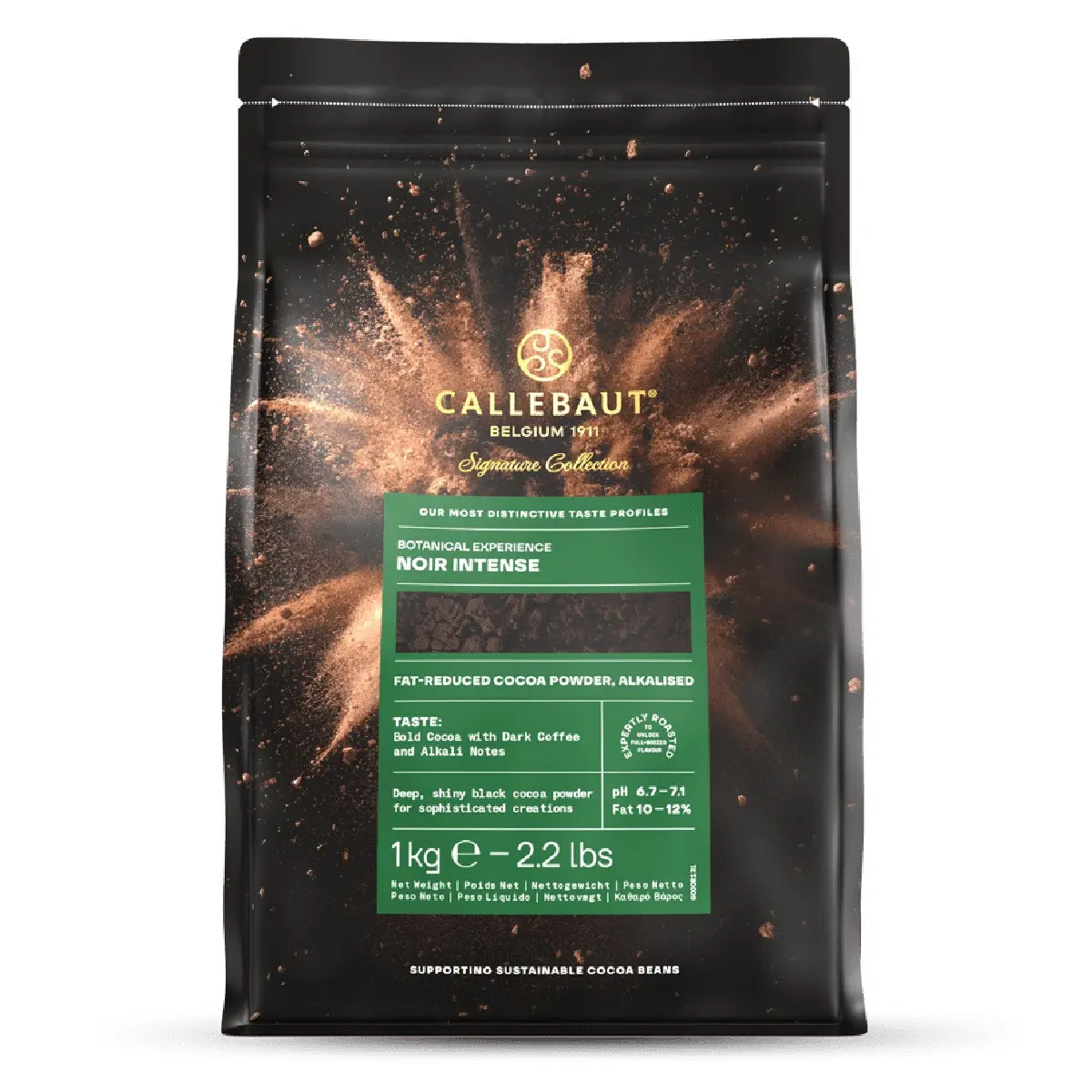 Callebaut Poudre de Cacao Noir 1 kg (Kakao Tozu Siyah)