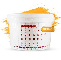 [Y101187] Şeker Sugar - Şeker Hamuru Turuncu 2,5 Kg
