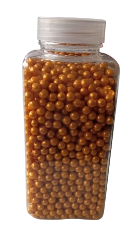 [Y101106] Gusto - Gold Draje 250 gr 4mm No:2 (Sprinkles)