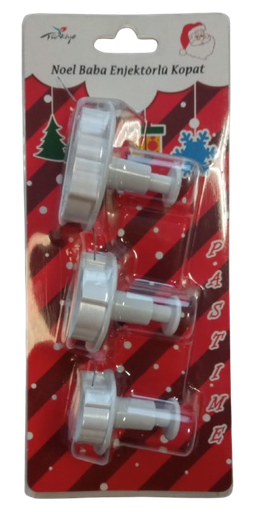 [Y101275] Basmalı Kopat 3 lü Set (Şeker Hamuru Kalıbı)