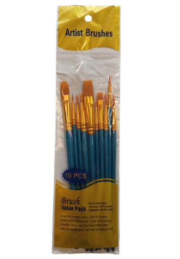 [Y101348] Plastik Mavi Fırça Set