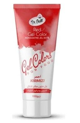 [Y101398] Dr Gusto 100gr Jel Boya Tüp Kırmızı