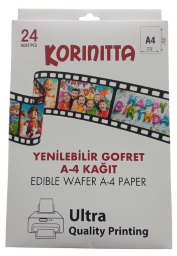 [Y101666] Korinitta - Yenilebilir Nisasta A4 BOLD