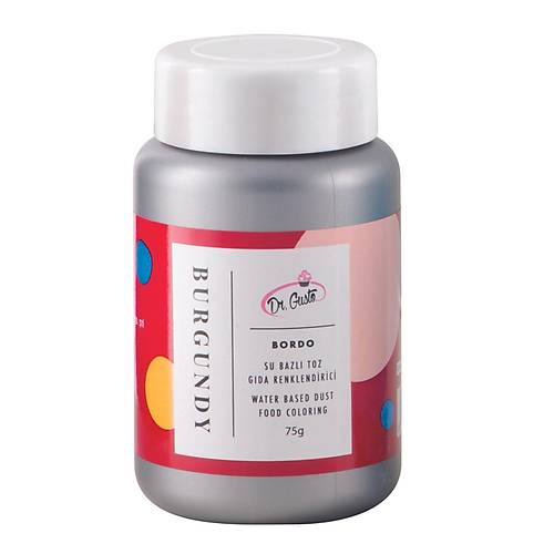 [Y101539] Dr Gusto 75 gr Su Bazlı Toz Bordo