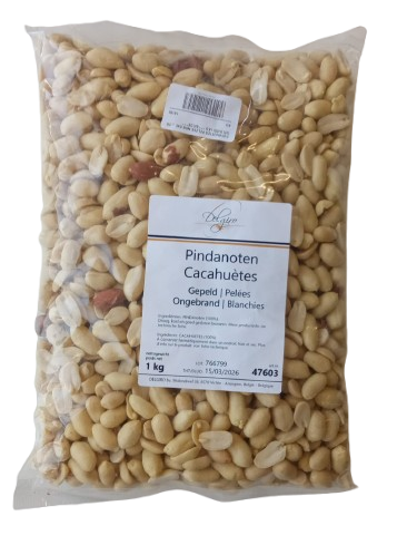 Cacahuetes pelees non salees delgıro  1 kg (Yer fıstığı)