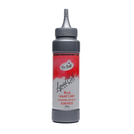 [Y102328] Dr Gusto Su Bazli Likit Boya KIRMIZI 280 ml
