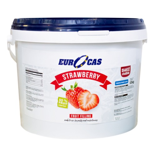 [Y102465] Eurocas - Vulling met aardbeienstukjes 3 kg