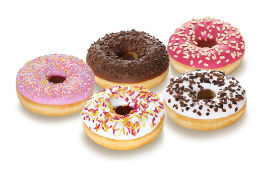 [Y100348] DOONYS-D5 DONUTS MIXED BOX 60X58GR - Frozen