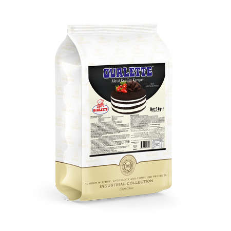 [Y100150] OVALETTE - KEKMIX SIYAH KADIFE 3KG (Moist)