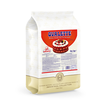 [Y100177] OVALETTE - KEKMİX RED 3KG (Kırmızı)
