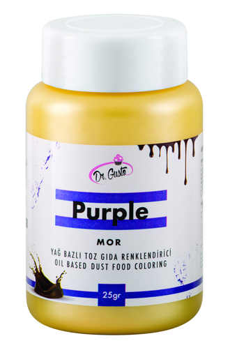 [Y100386] Dr. Gusto 25 gr Yağ Bazlı Toz Mor Boya