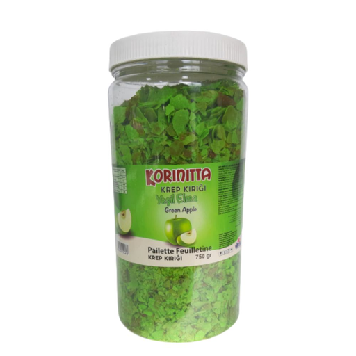 [Y100442] Korinitta Pet Krep Kırığı Yeşil Elma 750 gr