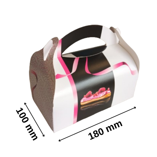 [Y101038] Boite Patissiere 180*100mm 50 pcs