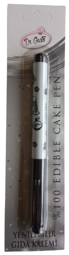 [Y100646] Gusto Edible Pen Black (Siyah Kalem)