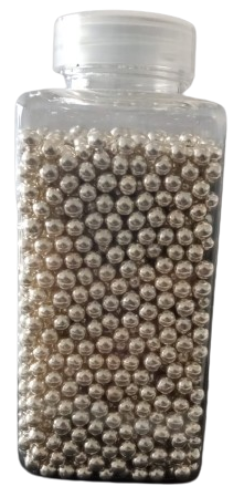 [Y100640] Gusto - Silver Draje 250 gr  No:2 (Sprinkles Gümüş No:2)