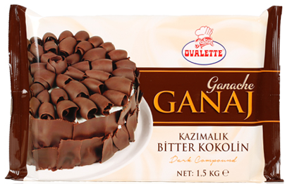 [Y100855] Ovalette Kazımalık Bitter Ganaj 1,5 kg