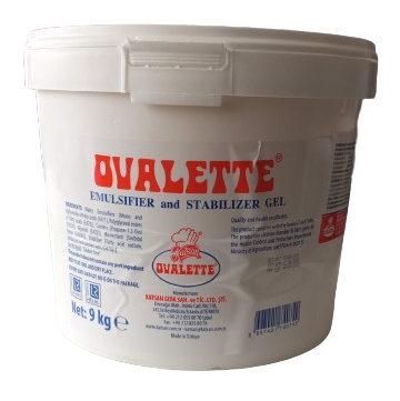[Y100859] Ovalette Ovaleks Emulsifier and Stabilizer Gel 9 kg