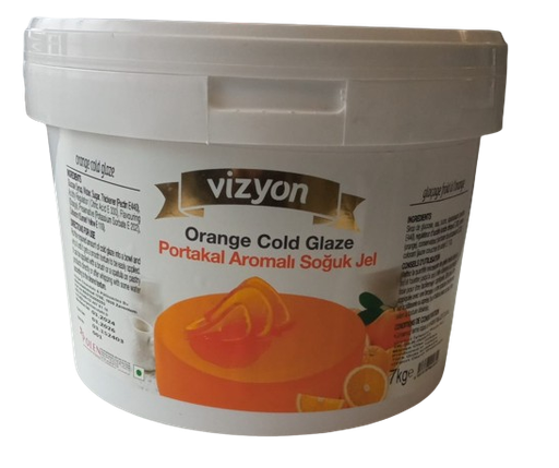 [Y100967] Vizyon - Portakal Aromalı soğuk Jel (Oranje Cold Glaze) 7 kg